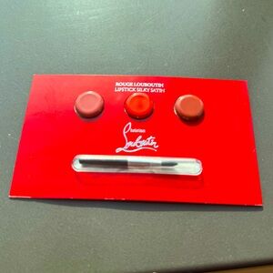 Try & Buy ! Christian Louboutin Lipstick Sampler Silky Satin  (Full Size 100$)